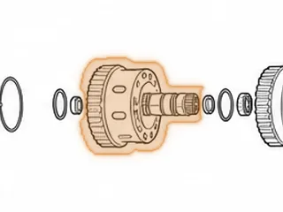 Hub, AB60E/AB60F Direct Clutch (7 3/8” Overall Length)(36 Teeth Clutch Hub)(6 3/8”OD) 2007-Up — Part # 77575A