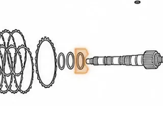 Race, AB60E/AB60F Rear Planet Ring Gear Hub To Intermediate Shaft (.119”Thick)(2.241”OD) (1.441”ID) 2007-Up — Part # 77255A