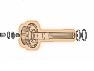 Planet, AB60E (2wd) Rear W/Output Shaft (11 3/4” OverallLength)(4 Gear) 2007-Up — Part # 77584A