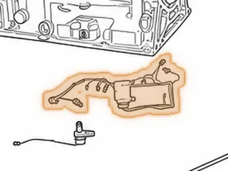 Wire Harness, AB60E/AB60F Internal (15 Prong Case Connector)(3 Two Wire & 5 One Wire Connectors)(W/2 Sensors) 2007-Up — Part # 77446A