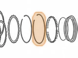 Snap Ring, AB60E/AB60F Holds 2nd Brake Piston Housing In Case (.118”Thick)(8 1/4”OD) (W/2 Eyelets) 2007-Up — Part # 77883A