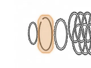 Snap Ring, AB60E/AB60F Holds 2nd Brake Clutch Pressure Plate In (.118”Thick)(8”OD) 2007-Up — Part # 77872A