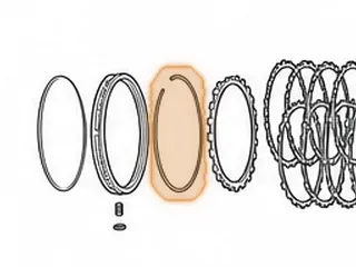 Snap Ring, AB60E/AB60F Holds B-2 Clutch Pressure Plate In (.063”Thick)(6 15/16”OD) 2007-Up — Part # 77861A