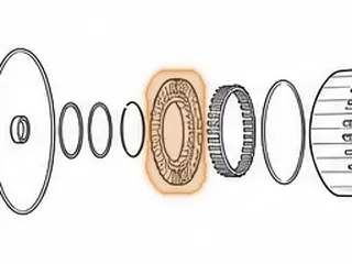 Retainer, AB60E/AB60F Reverse Clutch Spring (Aluminum)(6 1/2”OD)(3.340”ID) 2007-Up — Part # 77957A