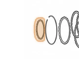 Washer, AB60E/AB60F #2 Sprag To #3 Sprag (.213”Thick)(5.208”OD)(4.560”ID)(4 Tab)(Plastic) 2007-Up — Part # 77247A