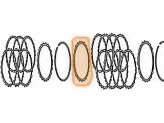 Steel, AB60E/AB60F Forward Clutch (.069”)(24 Teeth)(4.512”ID)(Dished) 2007-Up — Part # 77129A