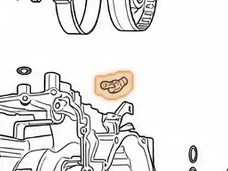 Sensor, 60-40LE Output Speed (Reads Off The Pinion Nut) (Grey) — Part # 121436A