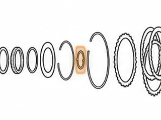 Washer, 60-40LE Rear Ring Gear Hub To 3-4 Coast Clutch Drum (4 Tab) Plastic — Part # 121214A