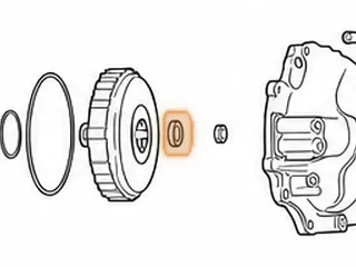 Bearing W/Races, 60-40LE Forward Clutch Drum To Rear Cover (1.231”OD) (.639”ID) (.140” Thick) — Part # 121232A