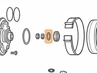Bearing W/Races, 60-40LE Stator To Reverse Clutch Hub Input Shaft — Part # 121228A