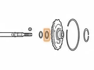 Race, 60-40LE Input Shaft To Reverse Clutch Pressure Plate (.079”) (1.310”OD) — Part # 121257A