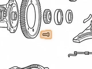 Bolt Set, 60-40LE Differential Ring Gear With Lock Tabs (8 Per Set) — Part # 121786AK