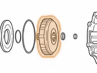 Drum, 60-40LE Forward Clutch (2 Clutch) (20 Teeth Steels) — Part # 121554A