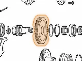 Gear, 60-40LE Driven Transfer (54 Teeth) Fits 121720A Drive Gear (With 12 Park Lugs) — Part # 121712A