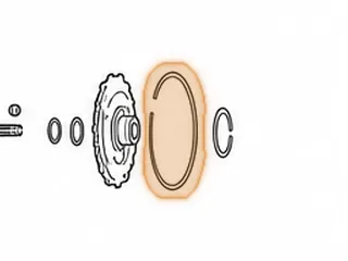 Snap Ring, 60-40LE Reverse Clutch Pressure Plate (Top) (.063”) (5 5/8”OD) — Part # 121892A