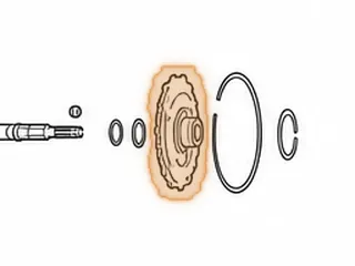 Pressure Plate, 60-40LE Reverse Clutch With Splined Hub (15 Lugs) (.160” Thick At Edge) — Part # 121150A