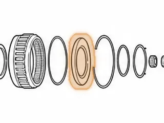 Hub, 60-40LE Front Ring Gear (98 Teeth) (2.615”ID) — Part # 121604A