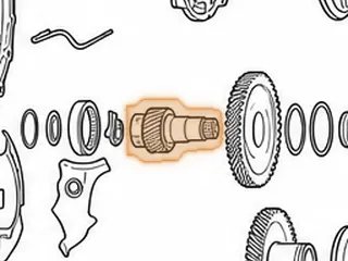 Pinion, 60-40LE Shaft (23 Teeth / 3 Groove) Fits 121720A Ring Gear — Part # 121730A