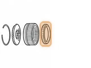 Outer Race, 60-40LE Forward Sprag (.573” Thick) (2.663”ID) (44 Teeth) — Part # 121663A