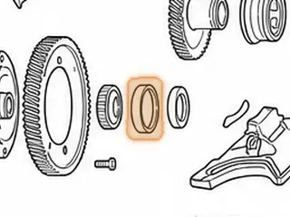 Cup Race, 60-40LE Differential Housing To Bell (Cast # TR080702J) Also Fits Differential Housing To Case # 291) — Part # 121288A