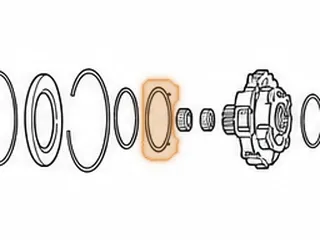 Race, 60-40LE Planet To Front Ring Gear Hub (4 Tab) — Part # 121239A