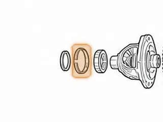 Cup Race, AW55-50SN / AW55-51SN Differential To Bell Housing (3.542”OD) (Cast # KOYO ST5790-9) 2000-Up — Part # 21291A