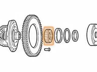 Cone Bearing, AW55-50SN / AW55-51SN Differential Housing To CASe (24 Rollers) 2.165”ID (Cast # KOYO ST5586) 2000-Up — Part # 21289A