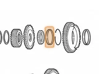 Cup Race, AW55-50SN / AW55-51SN Driven Transfer Gear (Both Sides) 3.467”OD (Cast # NSK R50-31A) 2000-Up — Part # 21280A