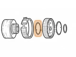 Washer, AW55-50SN / AW55-51SN 1-2 Reverse Planet (Both Sides) Plastic (3 Locking Tabs) .039” Thick (3.040”OD) 2000-Up — Part # 21246A
