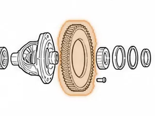 Ring Gear, AW55-51SN Differential (59 Teeth, 2 Groove) (12 Bolt) 2000-Up — Part # 21720B