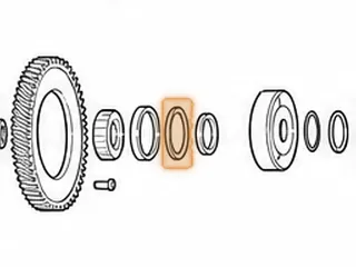 Shim, AW55-50SN / AW55-51SN Differential Bearing To Case (Selective) 3.373”OD (2.282”ID) 2000-Up — Part # 21290AA