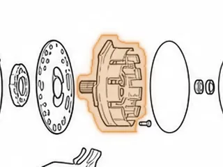 Stator, AW55-50SN / AW55-51SN (Aluminum) (Uses A 2 Piece Piston # 962)… — Part # 21520AA