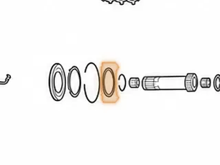 Bearing W/Race, AW55-50SN / AW55-51SN Ring Gear Hub To Direct Clutch Hub (.110” Thick) 2.547”OD (1.975”ID) 2000-Up — Part # 21235A
