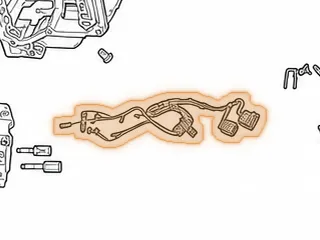 Wire Harness, AW55-51SN (Volvo) Internal/External (With One Brown 7 Wire And One Grey 6 Wire External Connector)… — Part # 21446B