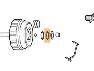 Bearing, AW55-50SN / AW55-51SN Forward & Direct Drum To Rear Cover (.117” Thick) .910”ID (1.640”OD) 2000-Up — Part # 21232A
