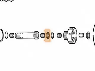 Bearing W/Race, AW55-50SN Rear Sun Gear To Sun Gear With Hub (.110” Thick) 1.505”OD (.912”ID) 2000-Up — Part # 21240A
