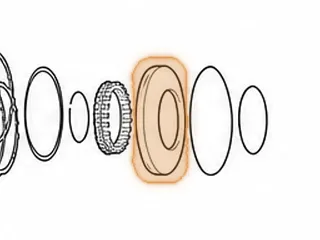 Piston, AW55-50SN / AW55-51SN 1-2 Reverse Clutch (.425” Thick At The Edge) 2.725”ID (5.505”OD) (With 22 Spring Pockets)… — Part # 21966A