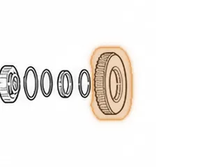 Hub, AW55-50SN / AW55-51SN 2nd Coast Clutch (40 Teeth) (2.515”ID) 2000-Up — Part # 21572A