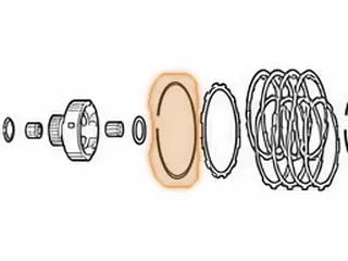 Snap Ring, AW55-50SN / AW55-51SN Holds Forward Clutch Pressure Plate In Drum (.063” Thick) 5.850”OD (4.490”ID) 2000-Up — Part # 21876A