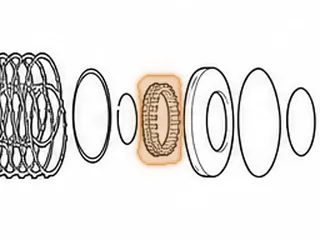 Spring W/Retainer, AW55-50SN / AW55-51SN 1-2 Reverse Clutch Return (22 Springs) 2.680”ID (3.988”OD) 2000-Up — Part # 21976A