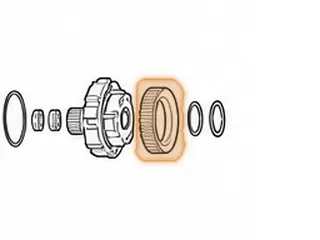 Ring Gear W/Hub, AW55-51SN (Volvo) Rear Planet (85 Teeth) (1.030” Thick) (Comes With 2 Snap Rings #882) 2000-Up — Part # 21592B