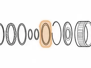 Washer, AW55-50SN Sprag To Rear Ring Gear Hub (.100” Thick) 3.860”ID (Stepped) With 4 Half Moon Cuts 2000-Up — Part # 21256A