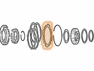 Pressure Plate, AW55-51SN 2nd Coast Clutch (Top) .138” (8 Spring Guides) 2000-Up — Part # 21152B