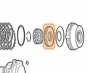 Piston, AW55-51SN Direct Clutch (Aluminum) .487” Thick At Edge (With Check Ball, 16 Spring Pockets) 2000-Up — Part # 21965B
