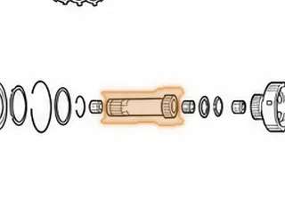 Sun Gear, AW55-50SN Rear (25 Teeth) (4 1/2” Long) (.850”ID Of Bushing) 2000-Up — Part # 21614A