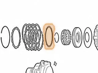 Cushion, AW55-50SN Direct Clutch (.032”) 4 Teeth, Dished (3.600”ID) 2000-Up — Part # 21858A