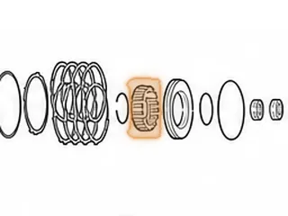 Spring W/Retainer, AW55-50SN / AW55-51SN 4-5 Clutch Return (18 Springs) 792” Thick (3.105”OD) 1.930”ID 2000-Up — Part # 21981A