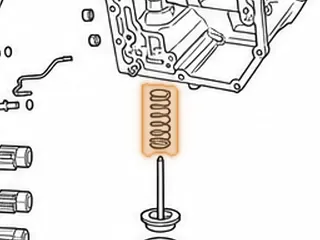 Spring, TF-81SC B1 Brake Servo (2.885”Long, 1.030”OD) 2005-Up — Part # 255911A