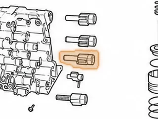 Solenoid, TF-81SC Shift E (3.330”Long)(Black Connector) (Cast # 10C44M07211) 2005-Up — Part # 255426A