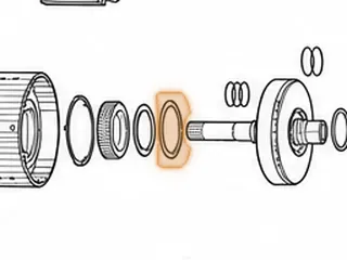 Race, TF-81SC Bearing # 241 To Front Planet Ring Gear (2.703”OD, 1.850”ID) 2005-Up — Part # 255242A